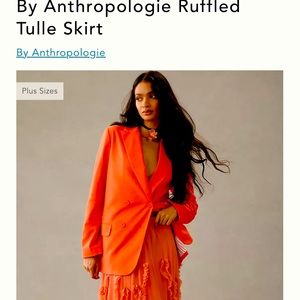 BRAND NEW AnthropologieTulle MiAXI Skirt